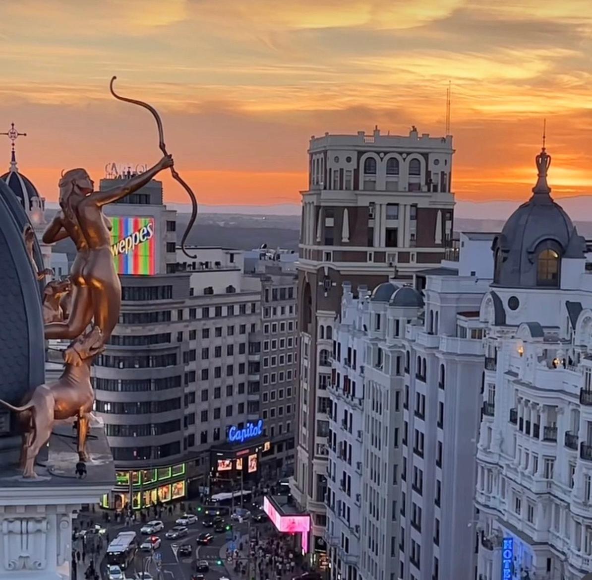 Studio Plaza Mayor La Latina Ac Balcon Ascensor Appartement Madrid Buitenkant foto